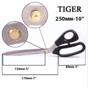 Ножницы TIGER 10 для кроя/универсальные