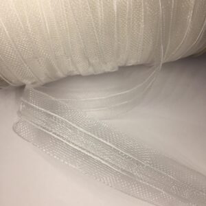 Шторная тесьма 2.5 см органза