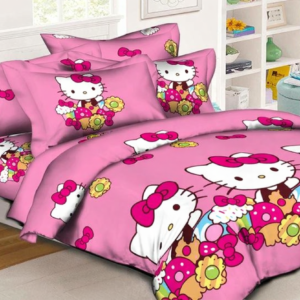 Ткань для постельного белья ранфорс с принтом «Hello Kitty»