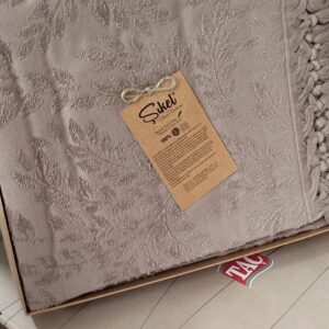 Махровое покрывало-простынь Şikel 200×220 см